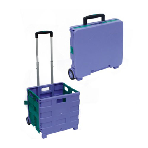 Keunggulan Trolley Belanja Lipat Plastik Laundry Travel Portable Cart with Wheel